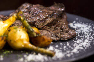 Steak Cooked in Carne Asada Fashion