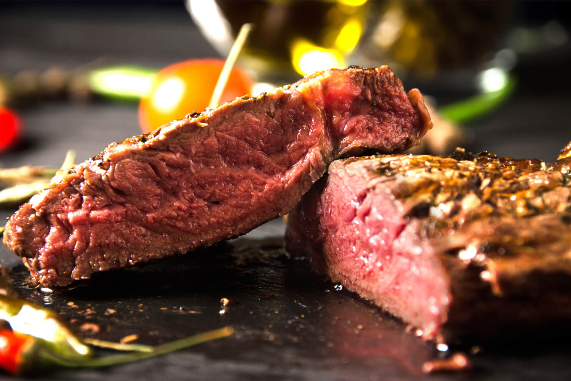 Perfectly Cooked Steak At A Dallas Steakhouse