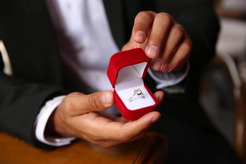 memorable wedding proposal at Dallas steak house