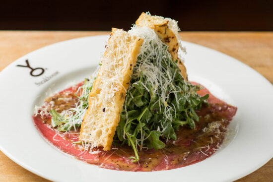 Antelope Carpaccio wild game dish dallas